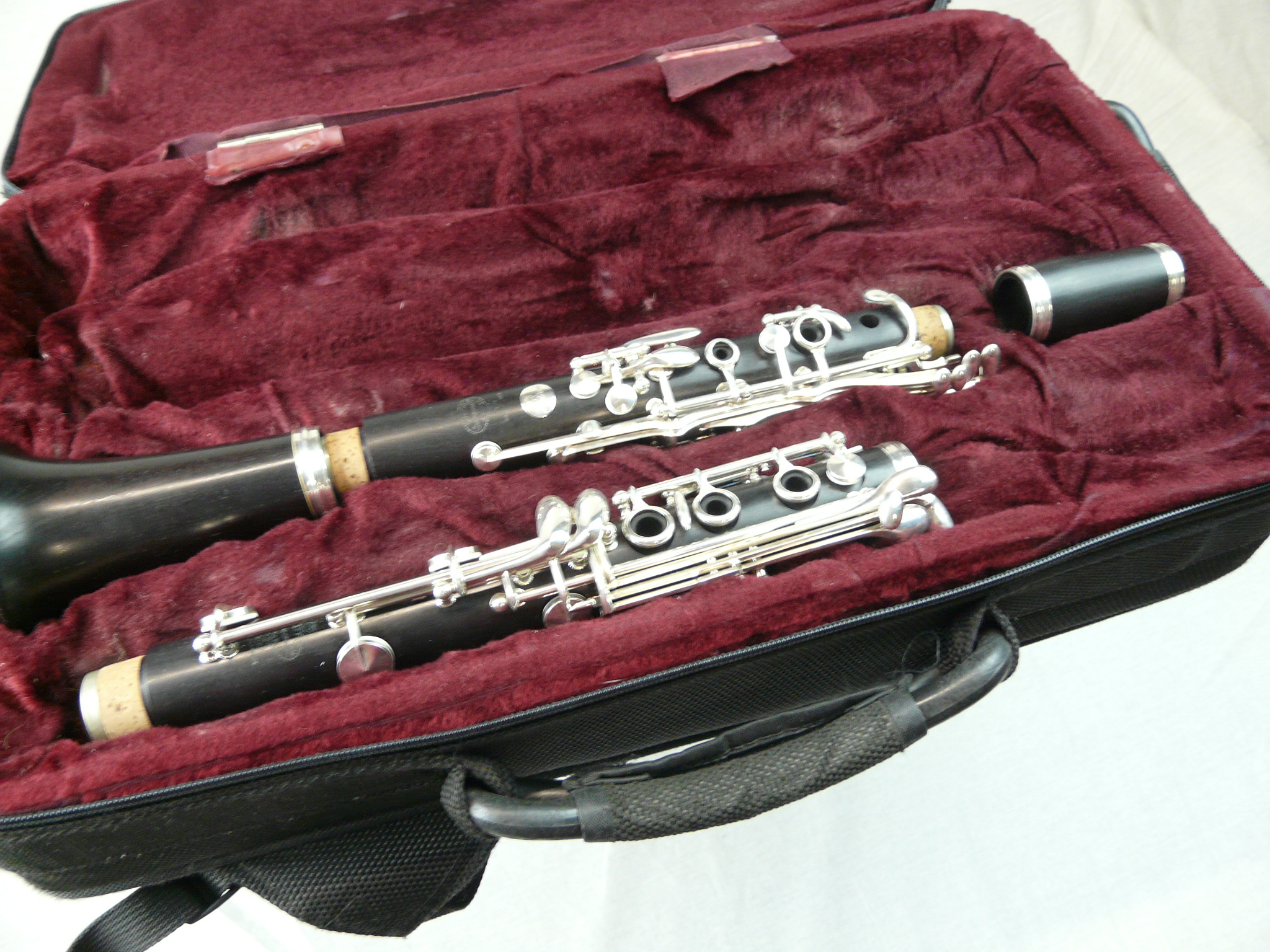 Clarinette Professionnelle YoungMonic En ébonite Et Nickel - Clé En Do Avec étui | Parfait Pour Musiciens Débutants Et Confirmés